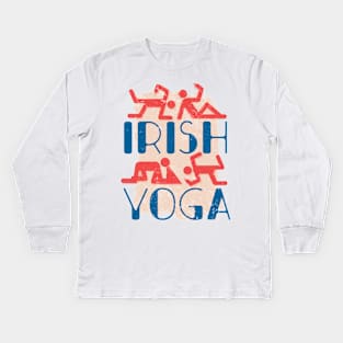 Irish Yoga Kids Long Sleeve T-Shirt